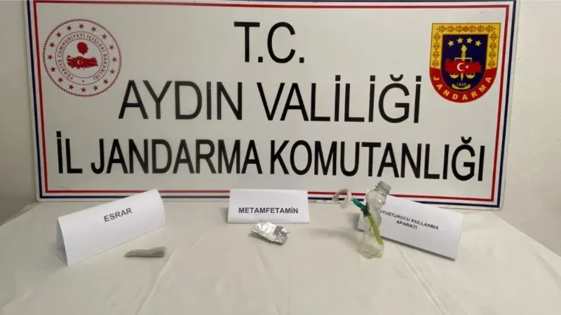 Aydın’da Jandarma’dan uyuşturucu operasyonu