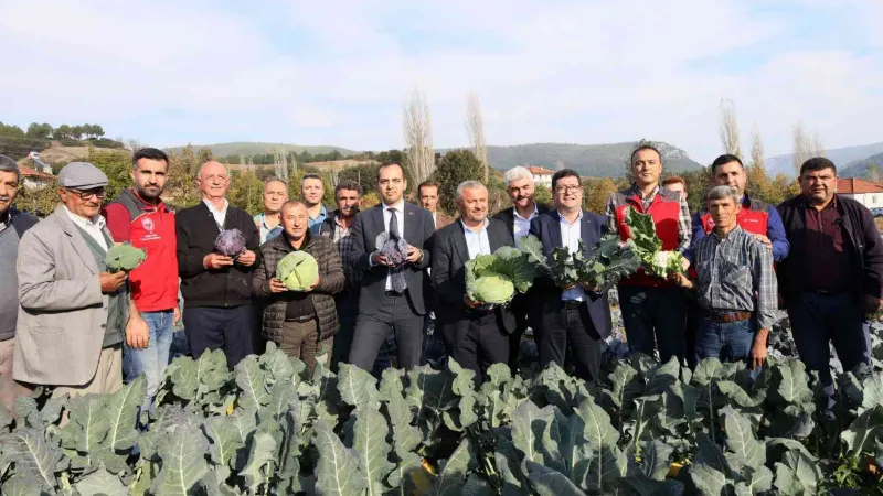 Muğla’da kışlık sebze üretimi projesinde hasat zamanı