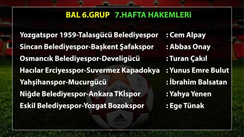 BAL’da 7. hafta maçlarının hakemleri belli oldu