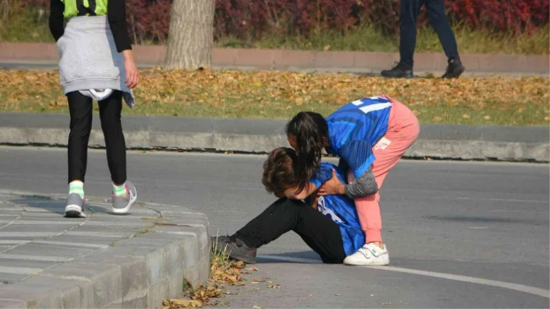 Kayseri’de ağlatan koşu