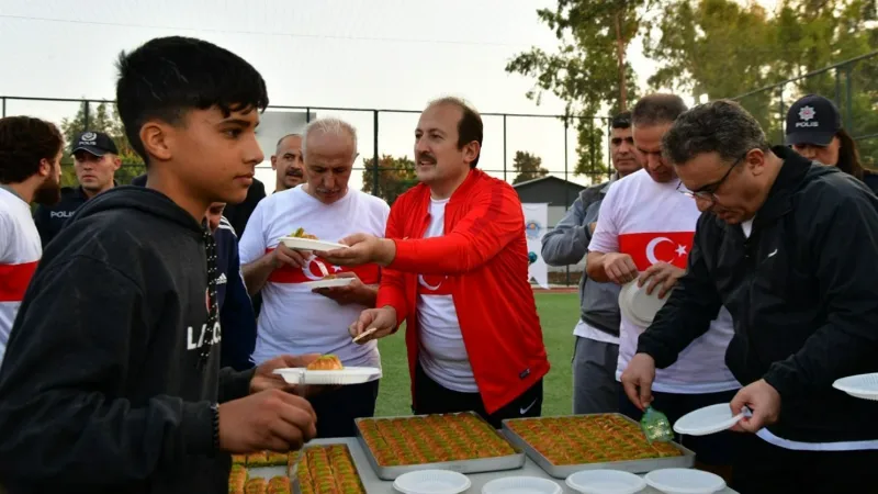 Mersin’de ’Kötü alışkanlıklara ret, sporla sağlıklı yaşama evet’ kampanyası