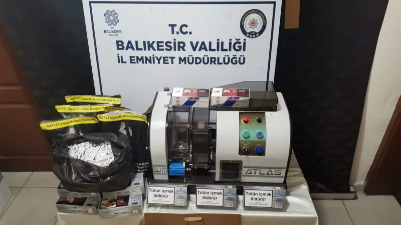 Bandırma’da kaçak tütün operasyonu