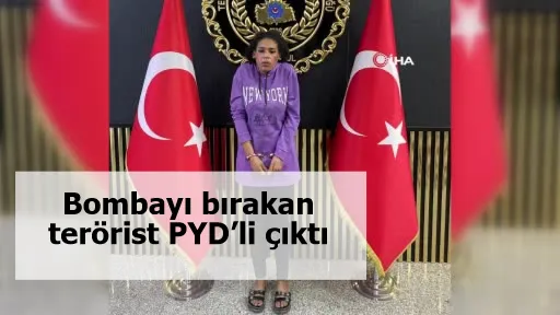 Bombayı bırakan terörist PYD’li çıktı