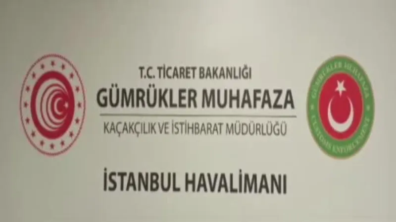 İstanbul Havalimanı’nda keçeye emdirilmiş 3 kilo 680 gram morfin yakalandı