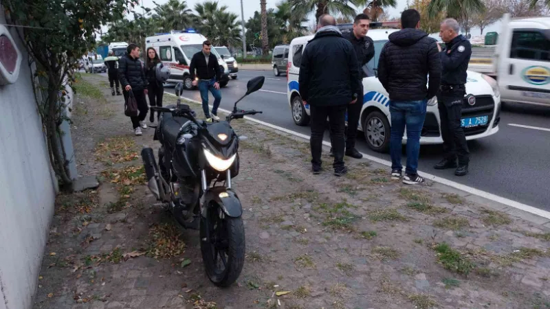 Samsun’da motosiklet kazası:1 yaralı