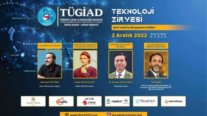 TÜGİAD Bursa Şubesi ’Teknoloji zirvesi’ düzenliyor