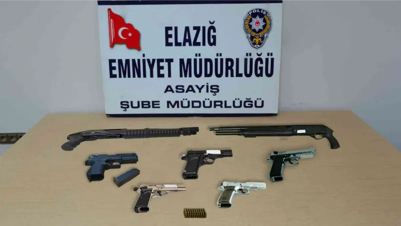 Elazığ’da asayiş ve şok uygulamaları: 19 kişi tutuklandı