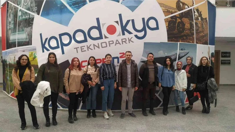 NEVÜ öğrencileri Kapadokya Teknopark’ı ziyaret etti