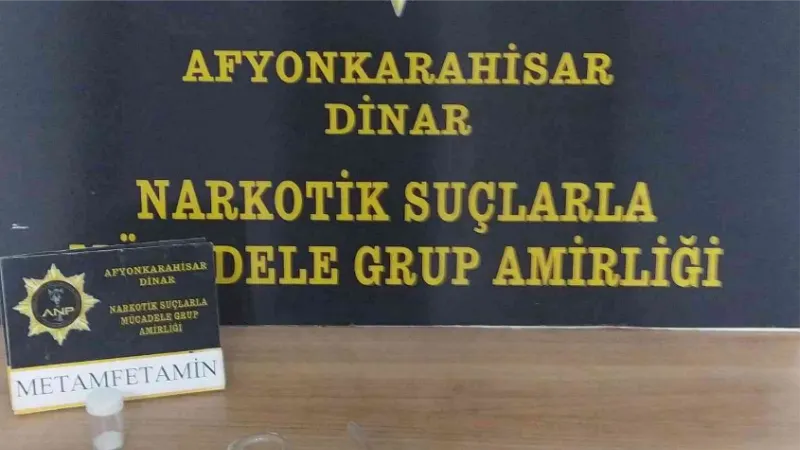 Üzerinde uyuşturucu ile yakalanan şahıs gözaltına alındı