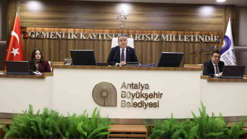 Antalya Büyükşehir’in 2023 bütçesi 8 milyar 250 milyon TL olarak kabul edildi