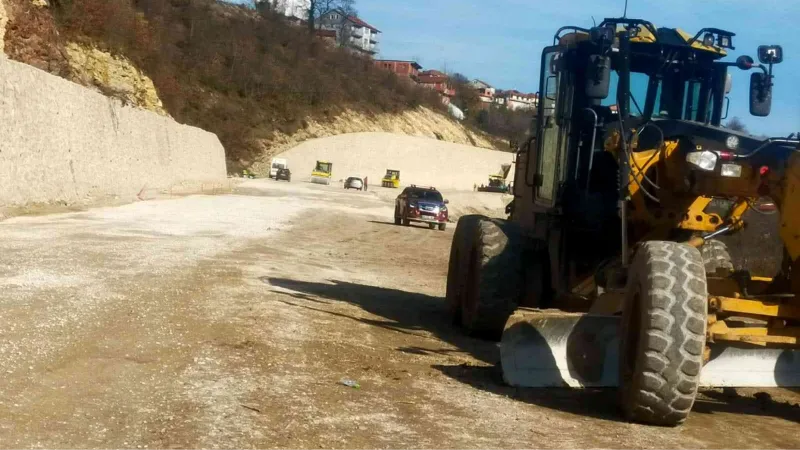 Ereğli-Devrek karayolunda çalışmalar hızlandı