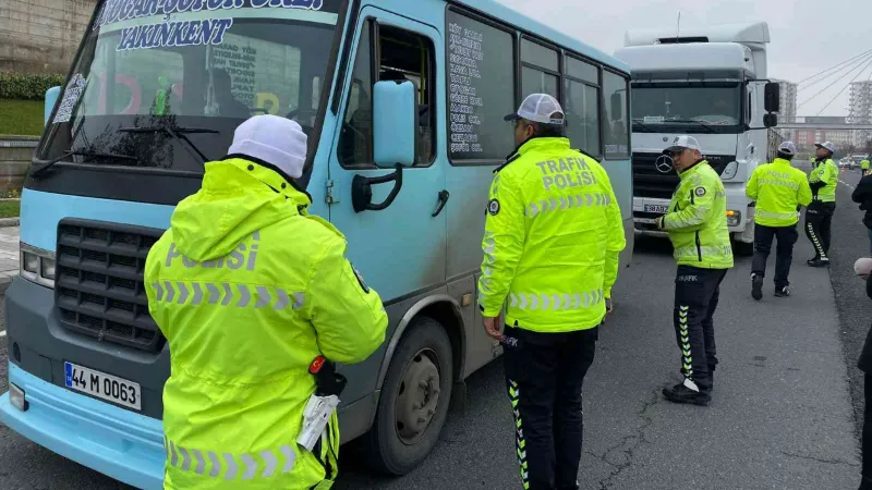 Malatya’da kış lastiği denetimleri başladı