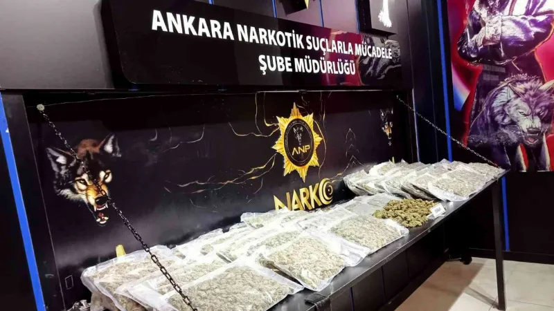 Sargı bezi yüklü tırdan 12 kilo esrar çıktı