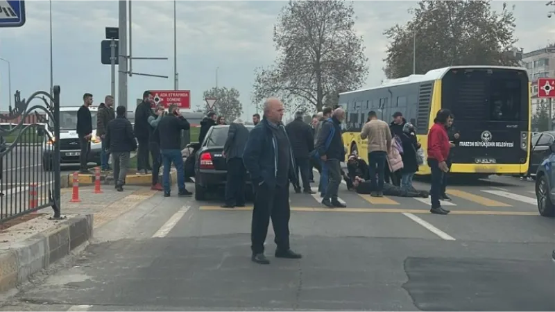 Trabzon’da yaya geçinde kaza: 2 yaralı