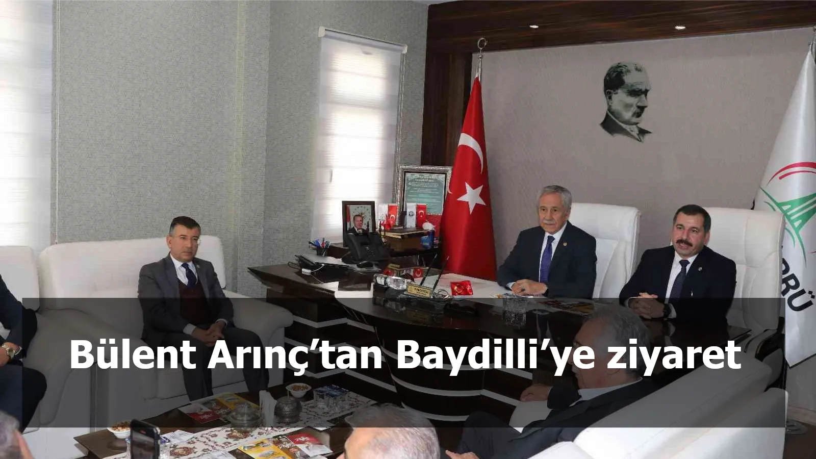 Bülent Arınç’tan Baydilli’ye ziyaret