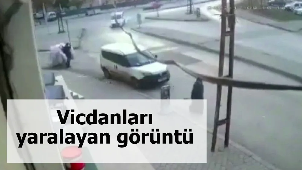 Vicdanları yaralayan görüntü