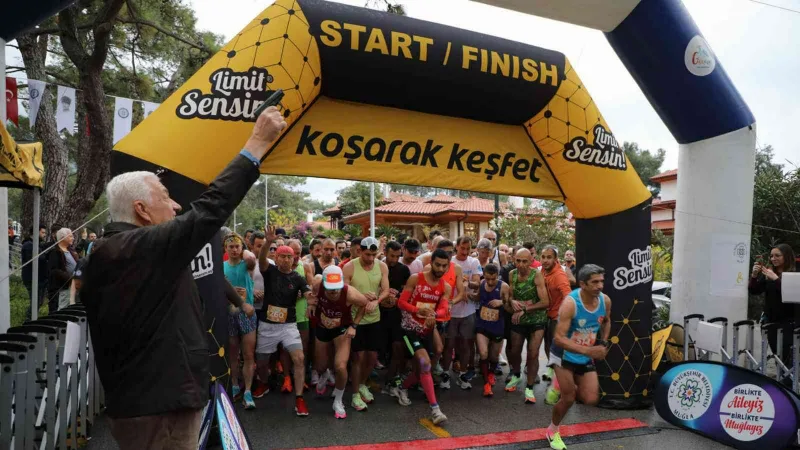 Uluslararası Gökova yarı maratonunun ilki düzenlendi