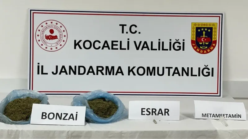 Kocaeli'de Jandarmadan uyuşturucu operasyonu: 1 gözaltı