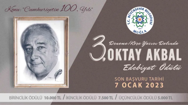 Oktay Akbal Edebiyat ödülü başvurusu 7 Ocak’ta sona eriyor