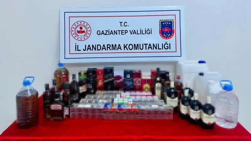 Jandarmadan yılbaşı öncesi sahte alkol operasyonu