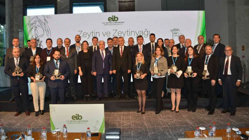 Aydın, 2021 yılı Zeytin ve Zeytinyağı İhracat Ödül Töreni’ne damga vurdu