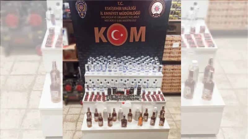 Yılbaşı öncesi sahte alkol operasyonu yapıldı