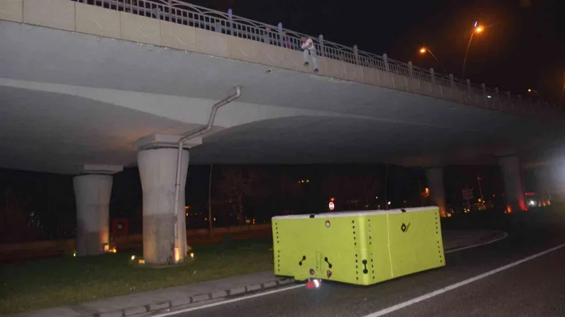 Kayseri’de intihara kalkışan şahsı polis ikna etti