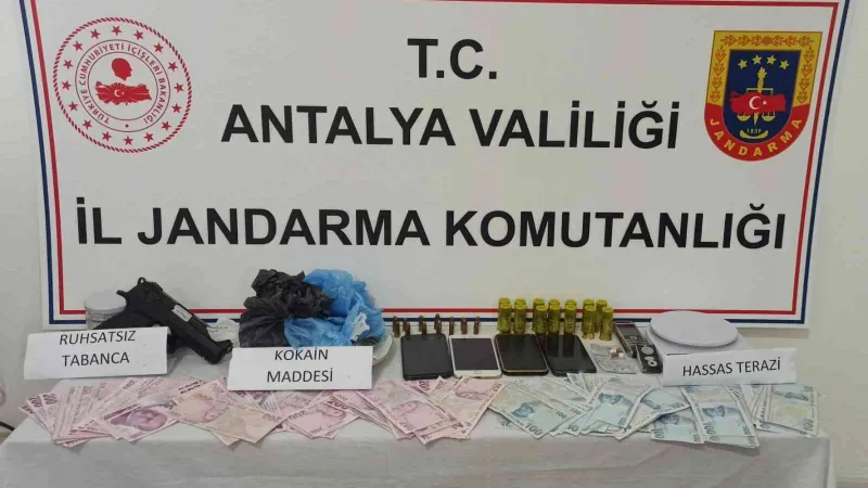 Alanya’da uyuşturucu operasyonu: 7 gözaltı