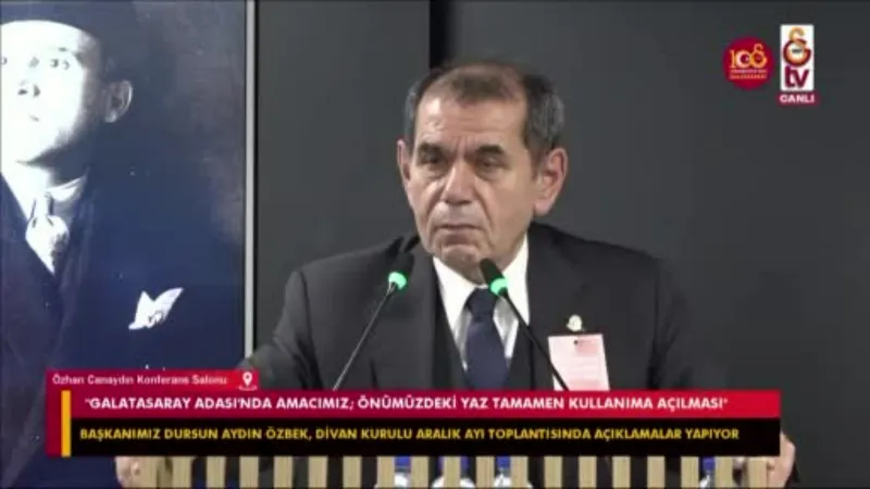 Dursun Özbek: "Ben ve ekip arkadaşlarım ümitsiz değiliz, tünelin sonundaki ışığı görüyoruz"