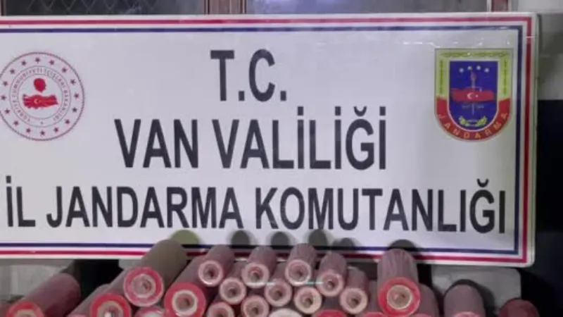 Van’da taş ocağından çalınan 400 bin lira değerindeki malzemeler ele geçirildi