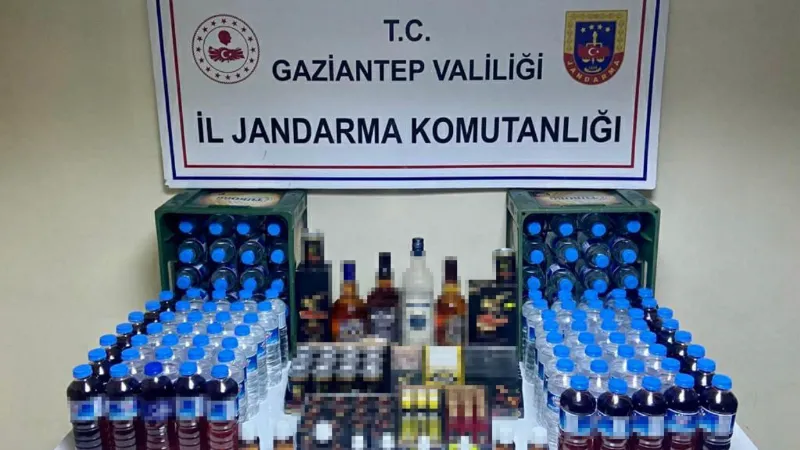 Gaziantep’te yılbaşı öncesinde sahte ve kaçak içki operasyonu: 7 gözaltı