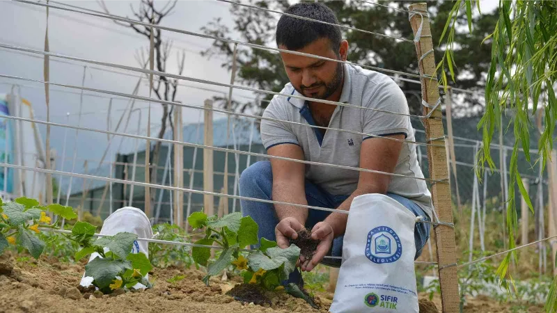 Pazar atıkları üretime can oluyor