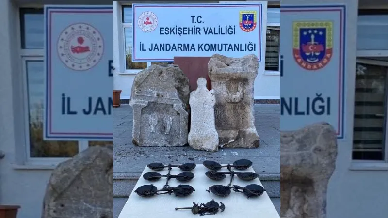 Jandarma ekiplerinden tarihi eser operasyonu