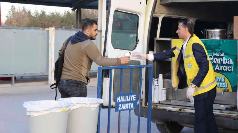 Harran Üniversitesi’nde çorba ikramı başladı