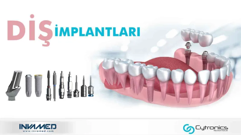 INVAMED’in ürettiği diş implantları birçok ülkeye ihraç ediliyor