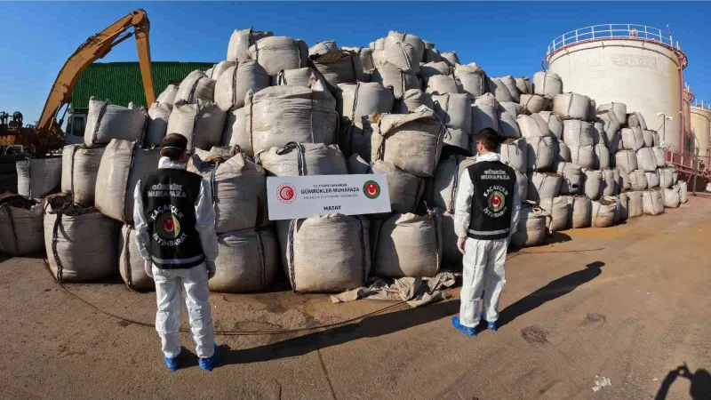 Hatay’da tehlikeli atıkların yurda girişi engellendi