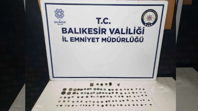 Bandırma’da sikke, tarihi para operasyonu