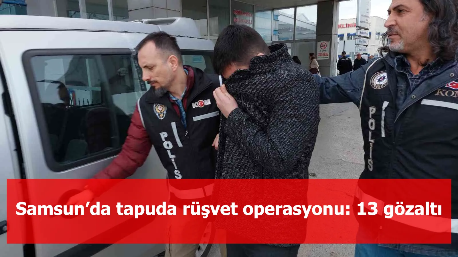 Samsun’da tapuda rüşvet operasyonu: 13 gözaltı