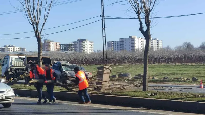 Siverek’te trafik kazası: 2 yaralı