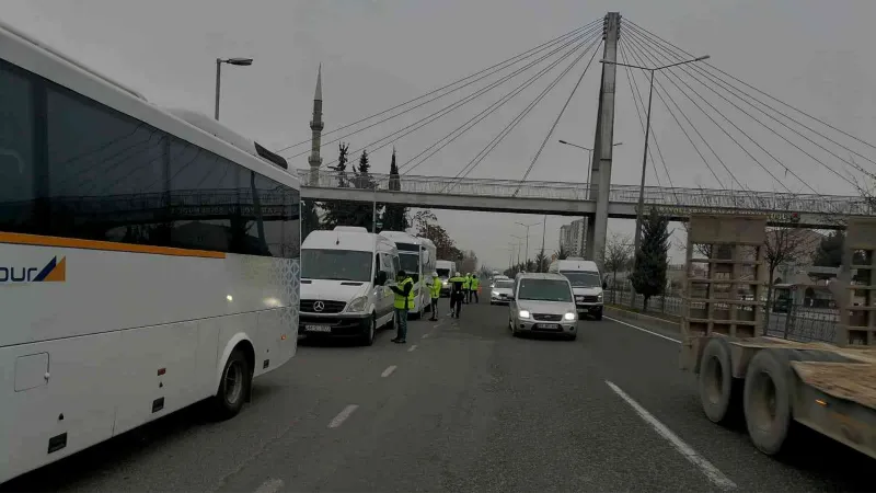 Malatya’da servis araçları denetlendi