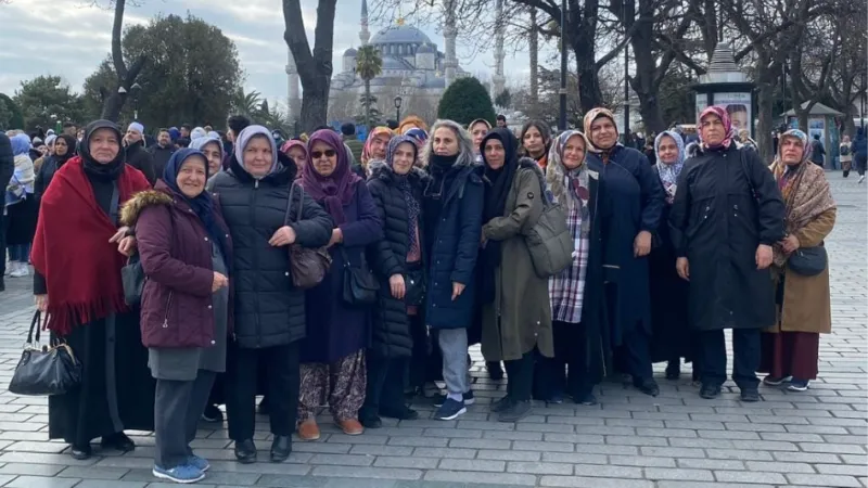 İstanbul’un tarihi ve turistik yerlerini gezdiler