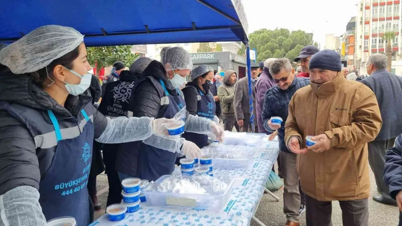 Aydın Büyükşehir Belediyesi’nden Regaip Kandili hayrı