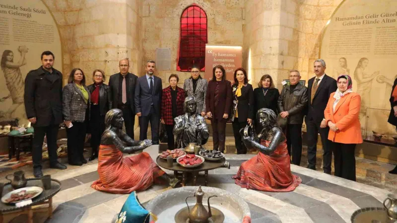 Gaziantep hamam kültürü sergisi açıldı