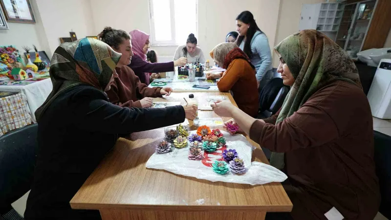 Meslek edindirme ve sanat kurslarına yoğun ilgi