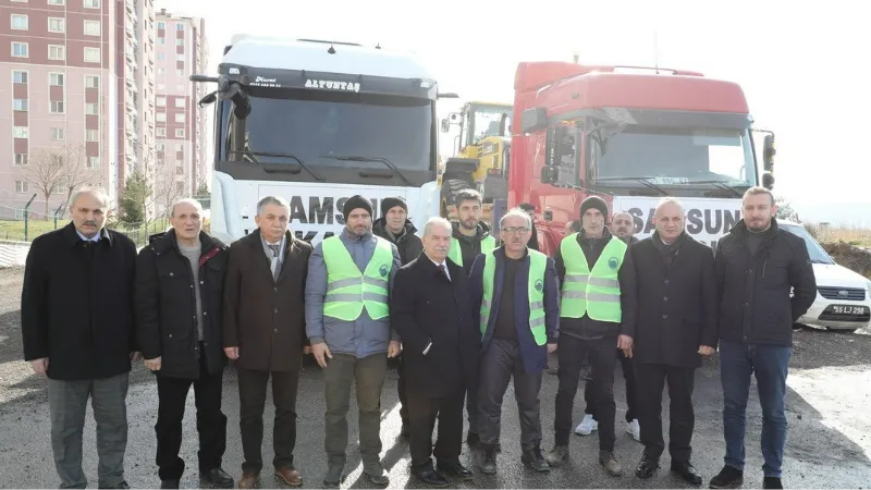 İlkadım’dan deprem bölgesine 27 araçlık destek