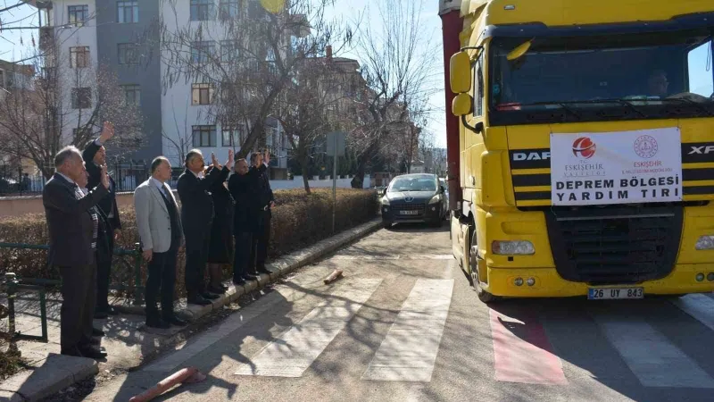 Eskişehir meslek liseleri afetzedeler için üretiyor