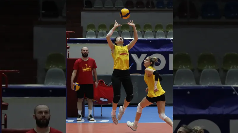 Göztepe Voleybol, İstanbul BBSK maçının hazırlıklarını sürdürdü