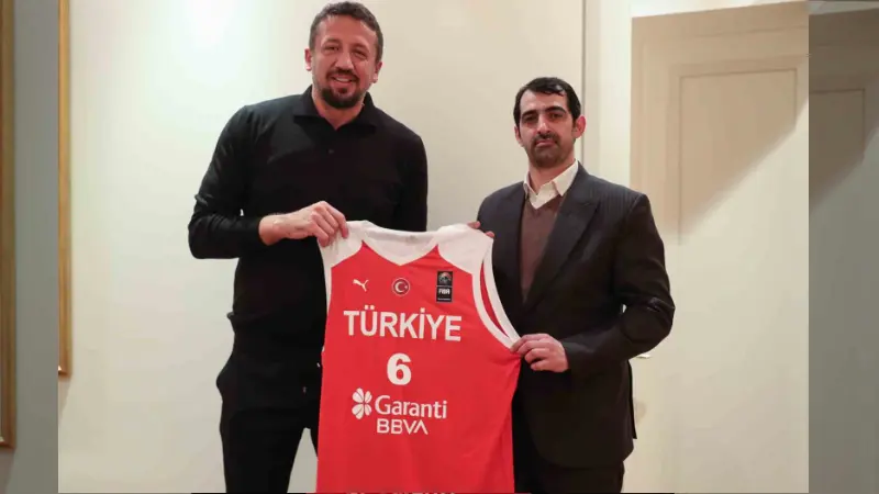 İran Basketbol Federasyonu Başkanı Daveri’den, TBF Başkanı Türkoğlu’na ziyaret