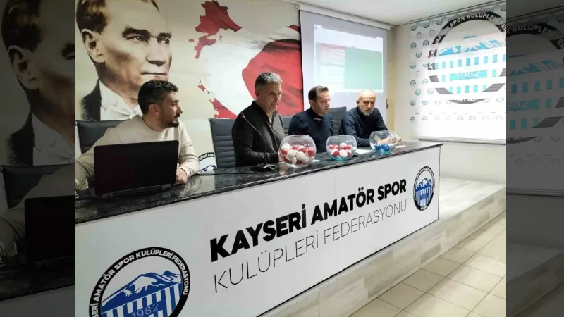 Kayseri U17 Ligi fikstürü Cuma günü çekilecek