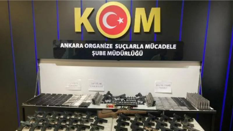 Ankara'da silah kaçakçılığına 7 tutuklama